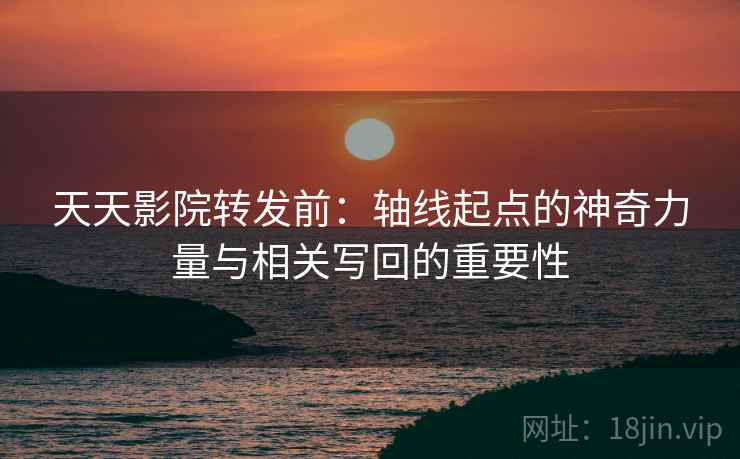 天天影院转发前：轴线起点的神奇力量与相关写回的重要性
