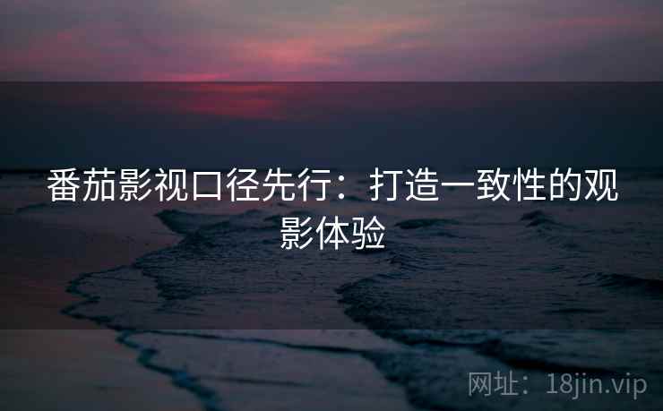 番茄影视口径先行:打造一致性的观影体验